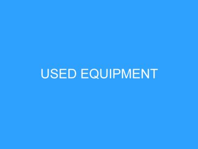 Used Equipment